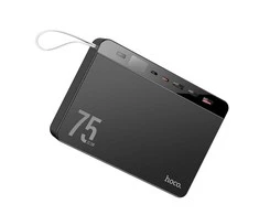 Išorinė baterija Power Bank Hoco J94 Overlord 22.5W 75000mAh juoda