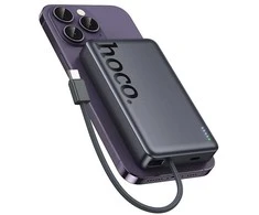Išorinė baterija Power Bank Hoco Q44 20W MagSafe 10000mAh juoda