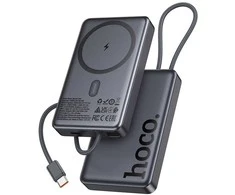 Išorinė baterija Power Bank Hoco Q44 20W MagSafe 10000mAh juoda