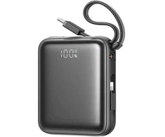 Išorinė baterija Power Bank Joyroom JR-PBF27 22.5W Mini 10000mAh juoda