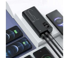Išorinė baterija Power Bank Reach RR-H34B 22.5W 30000mAh juoda