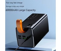 Išorinė baterija Power Bank Reach RR-H40B 22.5W 60000mAh juoda