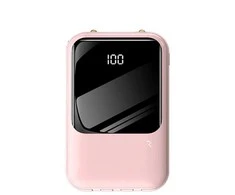 Išorinė baterija Power Bank Reach RR-H726 10W 10000mAh rožinė