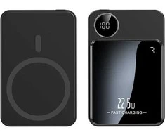 Išorinė baterija Power Bank Reach RR-Y009 22.5W MagSafe 10000mAh juoda
