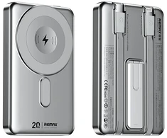 Išorinė baterija Power Bank Remax CX-2 15W MagSafe 10000mAh pilka