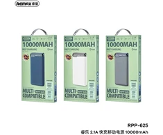 Išorinė baterija Power Bank Remax RPP-625 10000mAh mėlyna