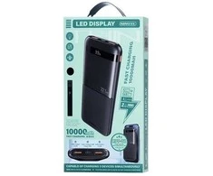 Greito įkrovimo išorinė baterija (Powerbank) REMAX RPP-71 10000mAh 22.5W QC + 20W PD, juoda