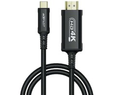 Kabelis Acefast C1-10 USB-C to HDMI 1.8m juodas