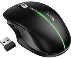 Klaviatūra Belaidė pelė Hoco GM40 RGB juoda