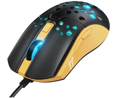 Klaviatūra Laidinė pelė Hoco GM51 Gaming juoda/geltona