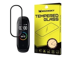 Apsauginė plėvelė 5D LCD išmaniosios apyrankės Xiaomi Mi Band 5/6, Juodos spalvos