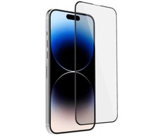 LCD apsauginis stikliukas 2.5D Tellos Apple iPhone 12 Pro Max juodas