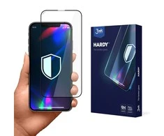 LCD apsauginis stikliukas 3mk Hardy Apple iPhone 13/13 Pro/14 juodas