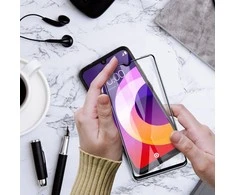 Reach LCD apsauginis stikliukas 5D Full Glue Ceramic Glass Apple iPhone 13 Pro lenktas juodas