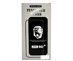 LCD apsauginis stikliukas 9D Gorilla Apple iPhone 14 Pro Max juodas (10 vnt. rinkinys)