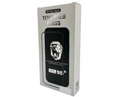 LCD apsauginis stikliukas 9D Gorilla Apple iPhone 16 Pro juodas (10 vnt. rinkinys)