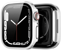 LCD apsauginis stikliukas/dėklas Dux Ducis Hamo Apple Watch 44mm sidabrinis