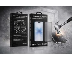 LCD apsauginis stikliukas Perfectionists 2.5D Super Strong Matte Tempered Glass Apple iPhone 15 Pro juodas