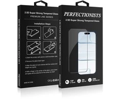 LCD apsauginis stikliukas Perfectionists 2.5D Super Strong Tempered Glass Samsung S906 S22 Plus 5G/S916 S23 Plus 5G juodas
