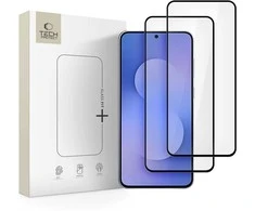 Tech-Protect Glass Fit+ 2-pack apsauginis stiklas skirta Samsung Galaxy S25 FE – juodas