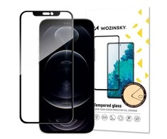 LCD apsauginis stikliukas Wozinsky 5D pritaikytas dėklui Samsung A546 A54 5G juodas
