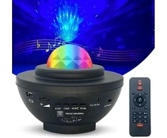 LED žvaigždžių projektorius Reach Starry Bowl, juodas