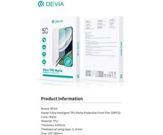 Plėvelių rinkinys karpymo mechanizmui Devia Ultra Intelligent TPU Matte 50vnt.