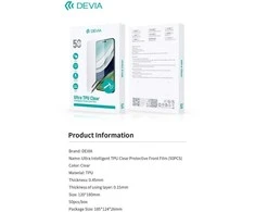 Plėvelių rinkinys karpymo mechanizmui Devia Ultra Intelligent TPU 50vnt.