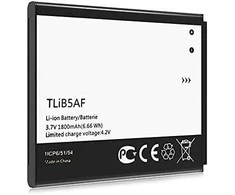 Reach Akumuliatorius Alcatel TLiB5AF for Modem One Touch/Pop C5/OT5036/OT5036D/OT5036/OT5036D/S800/S710 1800mAh OEM