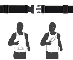 Reach Dėklas ant juosmens Sport Case juodas