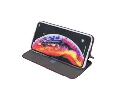 Reach Dėklas Book Elegance Apple iPhone X/XS tamsiai raudonas