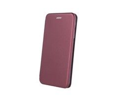 Reach Dėklas Book Elegance Samsung A235 A23 4G/A236 A23 5G tamsiai raudonas