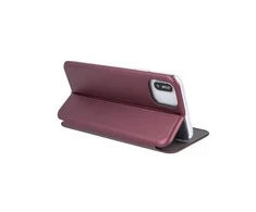 Reach Dėklas Book Elegance Samsung A600 A6 2018 tamsiai raudonas