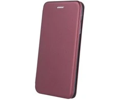 Reach Dėklas Book Elegance Xiaomi Redmi 12/Redmi Note 12R/Poco M6 Pro 5G tamsiai raudonas
