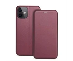 Reach Dėklas Book Elegance Xiaomi Redmi Note 14 Pro 5G/Poco X7 tamsiai raudonas