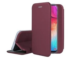 Reach Dėklas Book Elegance Xiaomi Redmi Note 8T tamsiai raudonas