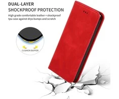 Reach Dėklas Business Style Xiaomi Redmi Note 13 Pro Plus 5G raudonas