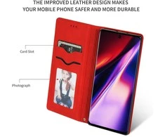 Reach Dėklas Business Style Xiaomi Redmi Note 14 5G raudonas