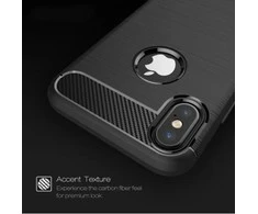 Reach Dėklas Carbon Lux Xiaomi Poco C40 juodas