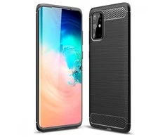 Reach Dėklas Carbon Lux Xiaomi Poco X3/Poco X3 NFC/Poco X3 Pro juodas