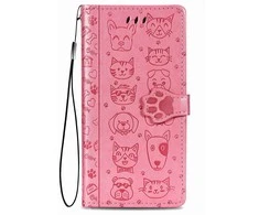 Reach Dėklas Cat-Dog Samsung A145 A14 4G/A146 A14 5G rožinis