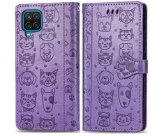 Reach Dėklas Cat-Dog Samsung A356 A35 5G violetinis