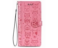 Reach Dėklas Cat-Dog Samsung A566 A56 5G rožinis