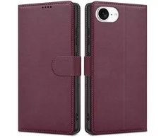 Reach Dėklas Fancy Wallet Samsung A135 A13 4G tamsiai raudonas
