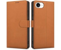 Reach Dėklas Fancy Wallet Samsung A576 A57 5G rudas