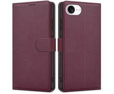 Reach Dėklas Fancy Wallet Samsung S948 S26 Ultra tamsiai raudonas