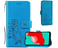 Reach Dėklas Flower Book Samsung A145 A14 4G/A146 A14 5G mėlynas