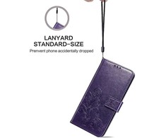 Reach Dėklas Flower Book Samsung A566 A56 5G violetinis