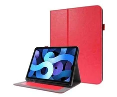 Reach Dėklas Folding Leather Samsung X200/X205 Tab A8 10.5 2021 raudonas