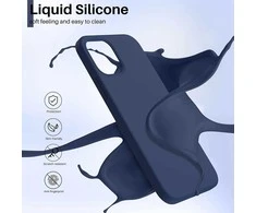 Reach Dėklas Liquid Silicone 1.5mm Samsung A155 A15 4G/A156 A15 5G tamsiai mėlynas